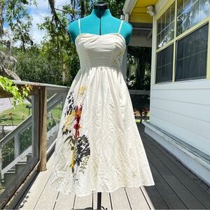 Moulinette Soeurs: Vintage Multi-wear Floral Sundress. Women’s Size 2.